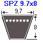  Schmalkeilriemen DIN 7753/1