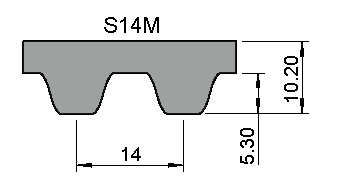 Zahnflachriemen Wickelware