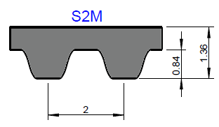 Zahnflachriemen Standard Schnittbreiten